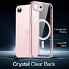 image:imageJETech Magnetic Case for iPhone 16 Clear  Compatible with MagSafe Shockproof Phone Bumper Cover Scratch Resistant Clear BackSoft Pink