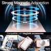image:imageJETech Magnetic Case for iPhone 16 Clear  Compatible with MagSafe Shockproof Phone Bumper Cover Scratch Resistant Clear BackSoft Pink
