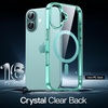 image:imageJETech Magnetic Case for iPhone 16 Clear  Compatible with MagSafe Shockproof Phone Bumper Cover Scratch Resistant Clear BackTeal