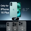 image:imageJETech Magnetic Case for iPhone 16 Clear  Compatible with MagSafe Shockproof Phone Bumper Cover Scratch Resistant Clear BackTeal