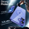 image:imageJETech Magnetic Case for iPhone 16 Clear  Compatible with MagSafe Shockproof Phone Bumper Cover Scratch Resistant Clear BackUltramarine