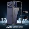 image:imageJETech Magnetic Case for iPhone 17 Clear  Compatible with MagSafe Shockproof Phone Bumper Cover Scratch Resistant Clear BackBlack