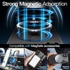 image:imageJETech Magnetic Case for iPhone 17 Clear  Compatible with MagSafe Shockproof Phone Bumper Cover Scratch Resistant Clear BackBlack