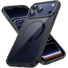 image:imageJETech Magnetic Case for iPhone 17 Clear  Compatible with MagSafe Shockproof Phone Bumper Cover Scratch Resistant Clear BackBlack