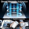 image:imageJETech Magnetic Case for iPhone 17 Clear  Compatible with MagSafe Shockproof Phone Bumper Cover Scratch Resistant Clear BackBlue