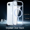 image:imageJETech Magnetic Case for iPhone 17 Clear  Compatible with MagSafe Shockproof Phone Bumper Cover Scratch Resistant Clear BackBlue