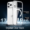 image:imageJETech Magnetic Case for iPhone 17 Clear  Compatible with MagSafe Shockproof Phone Bumper Cover Scratch Resistant Clear BackClear