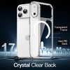 image:imageJETech Magnetic Case for iPhone 17 Clear  Compatible with MagSafe Shockproof Phone Bumper Cover Scratch Resistant Clear BackClear