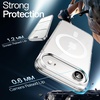 image:imageJETech Magnetic Case for iPhone 17 Clear  Compatible with MagSafe Shockproof Phone Bumper Cover Scratch Resistant Clear BackClear