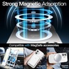 image:imageJETech Magnetic Case for iPhone 17 Clear  Compatible with MagSafe Shockproof Phone Bumper Cover Scratch Resistant Clear BackClear