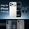 image:imageJETech Magnetic Case for iPhone 17 Clear  Compatible with MagSafe Shockproof Phone Bumper Cover Scratch Resistant Clear BackClear