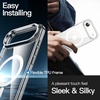 image:imageJETech Magnetic Case for iPhone 17 Clear  Compatible with MagSafe Shockproof Phone Bumper Cover Scratch Resistant Clear BackClear