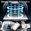 image:imageJETech Magnetic Case for iPhone 17 Clear  Compatible with MagSafe Shockproof Phone Bumper Cover Scratch Resistant Clear BackClear