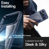 image:imageJETech Magnetic Case for iPhone 17 Clear  Compatible with MagSafe Shockproof Phone Bumper Cover Scratch Resistant Clear BackDeep Blue