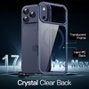 image:imageJETech Magnetic Case for iPhone 17 Clear  Compatible with MagSafe Shockproof Phone Bumper Cover Scratch Resistant Clear BackDeep Blue