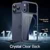 image:imageJETech Magnetic Case for iPhone 17 Clear  Compatible with MagSafe Shockproof Phone Bumper Cover Scratch Resistant Clear BackDeep Blue