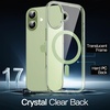 image:imageJETech Magnetic Case for iPhone 17 Clear  Compatible with MagSafe Shockproof Phone Bumper Cover Scratch Resistant Clear BackSage