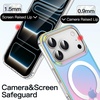 image:imageJETech Magnetic Case for iPhone 17 Pro Max Iridescent  Compatible with MagSafe Camera Control Button Colorful Translucent CoverIridescent