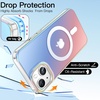 image:imageJETech Magnetic Case for iPhone 17 Pro Max Iridescent  Compatible with MagSafe Camera Control Button Colorful Translucent CoverIridescent