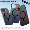 image:imageJETech Magnetic Case for iPhone 17 Pro Max Iridescent  Compatible with MagSafe Camera Control Button Colorful Translucent CoverIridescent Black