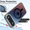 image:imageJETech Magnetic Case for iPhone 17 Pro Max Iridescent  Compatible with MagSafe Camera Control Button Colorful Translucent CoverIridescent Black