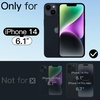 image:imageJETech Magnetic Case for iPhone 17 Pro Max Iridescent  Compatible with MagSafe Camera Control Button Colorful Translucent CoverIridescent Black