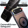 image:imageJETech Magnetic Case for iPhone 17 Pro Max Iridescent  Compatible with MagSafe Camera Control Button Colorful Translucent CoverIridescent Black