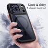 image:imageJETech Magnetic Case for iPhone 17 Pro Max Orange  Compatible with MagSafe Solid Color Matte TPU Frame Clear Back Shockproof BumperBlack
