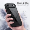 image:imageJETech Magnetic Case for iPhone 17 Pro Max Orange  Compatible with MagSafe Solid Color Matte TPU Frame Clear Back Shockproof BumperBlack