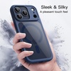 image:imageJETech Magnetic Case for iPhone 17 Pro Max Orange  Compatible with MagSafe Solid Color Matte TPU Frame Clear Back Shockproof BumperDark Blue