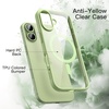 image:imageJETech Magnetic Case for iPhone 17 Pro Max Orange  Compatible with MagSafe Solid Color Matte TPU Frame Clear Back Shockproof BumperSage