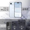 image:imageJETech Magnetic Case for iPhone 17 Pro Max Orange  Compatible with MagSafe Solid Color Matte TPU Frame Clear Back Shockproof BumperSky Blue