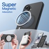 image:imageJETech Magnetic Matte Case for iPhone 17 Black  Compatible with MagSafe Translucent Frosted Soft TPU Cover AntiYellowing AntiFingerprint ShockproofBlack