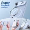 image:imageJETech Magnetic Matte Case for iPhone 17 Black  Compatible with MagSafe Translucent Frosted Soft TPU Cover AntiYellowing AntiFingerprint ShockproofBlue
