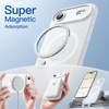 image:imageJETech Magnetic Matte Case for iPhone 17 Black  Compatible with MagSafe Translucent Frosted Soft TPU Cover AntiYellowing AntiFingerprint ShockproofFrosted Clear