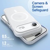 image:imageJETech Magnetic Matte Case for iPhone 17 Black  Compatible with MagSafe Translucent Frosted Soft TPU Cover AntiYellowing AntiFingerprint ShockproofFrosted Clear