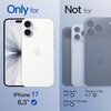 image:imageJETech Magnetic Matte Case for iPhone 17 Black  Compatible with MagSafe Translucent Frosted Soft TPU Cover AntiYellowing AntiFingerprint ShockproofFrosted Clear