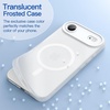 image:imageJETech Magnetic Matte Case for iPhone 17 Black  Compatible with MagSafe Translucent Frosted Soft TPU Cover AntiYellowing AntiFingerprint ShockproofFrosted Clear