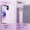 image:imageJETech Magnetic Matte Case for iPhone 17 Black  Compatible with MagSafe Translucent Frosted Soft TPU Cover AntiYellowing AntiFingerprint ShockproofPurple