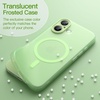 image:imageJETech Magnetic Matte Case for iPhone 17 Black  Compatible with MagSafe Translucent Frosted Soft TPU Cover AntiYellowing AntiFingerprint ShockproofSage