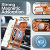 image:imageJETech Magnetic Matte Case for iPhone 17 Pro Dark Blue  Compatible with MagSafe Camera Lens Protection Translucent Back Slim Minimalist Shockproof Phone CoverOrange