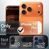 image:imageJETech Magnetic Matte Case for iPhone 17 Pro Dark Blue  Compatible with MagSafe Camera Lens Protection Translucent Back Slim Minimalist Shockproof Phone CoverOrange