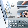 image:imageJETech Magnetic Matte Case for iPhone 17 Pro Max Dark Blue  Compatible with MagSafe Builtin Camera Control Button Shockproof Translucent Back Slim Phone CoverSky Blue