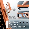 image:imageJETech Magnetic Matte Case for iPhone 17 Pro Max Dark Blue  Compatible with MagSafe Builtin Camera Control Button Shockproof Translucent Back Slim Phone CoverOrange