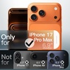 image:imageJETech Magnetic Matte Case for iPhone 17 Pro Max Dark Blue  Compatible with MagSafe Builtin Camera Control Button Shockproof Translucent Back Slim Phone CoverOrange