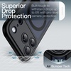 image:imageJETech Magnetic Matte Case for iPhone 17 Pro Max Dark Blue  Compatible with MagSafe Builtin Camera Control Button Shockproof Translucent Back Slim Phone CoverBlack