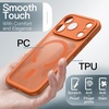 image:imageJETech Magnetic Matte Case for iPhone 17 Pro Max Dark Blue  Compatible with MagSafe Builtin Camera Control Button Shockproof Translucent Back Slim Phone CoverOrange