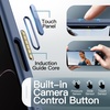 image:imageJETech Magnetic Matte Case for iPhone 17 Pro Max Dark Blue  Compatible with MagSafe Builtin Camera Control Button Shockproof Translucent Back Slim Phone CoverStorm Blue