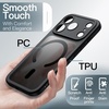 image:imageJETech Magnetic Matte Case for iPhone 17 Pro Max Dark Blue  Compatible with MagSafe Builtin Camera Control Button Shockproof Translucent Back Slim Phone CoverBlack