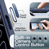 image:imageJETech Magnetic Matte Case for iPhone 17 Pro Max Dark Blue  Compatible with MagSafe Builtin Camera Control Button Shockproof Translucent Back Slim Phone CoverDark Blue